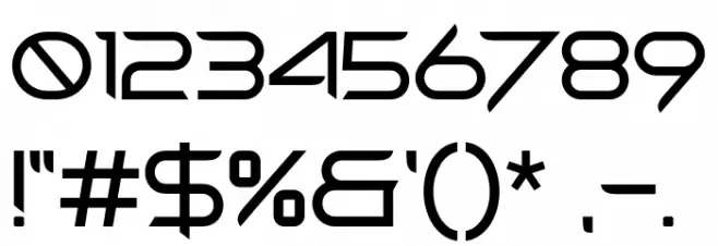 Micker フォント その他の文字