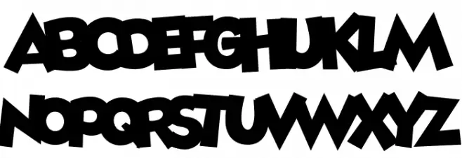 Mickey Mouse PERSONAL USE Regular フォント 大文字