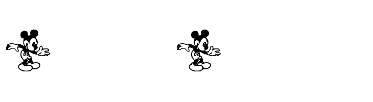 Mickey Mousebats Font