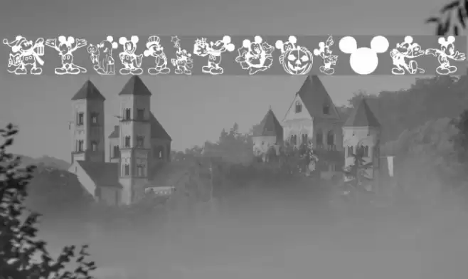 Mickey Mousebats Font examples