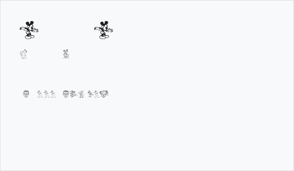 Mickey Mousebats Business Card