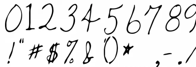 Mickey Regular 字体 其它煤焦