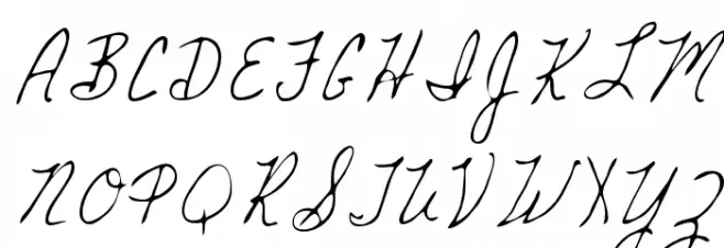 Mickey Regular Font UPPERCASE