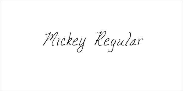 Mickey Regular Logo