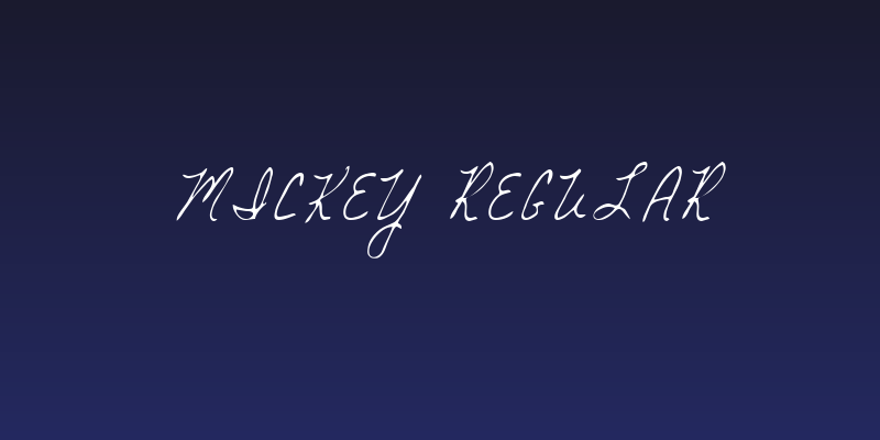 Mickey Regular Social Header