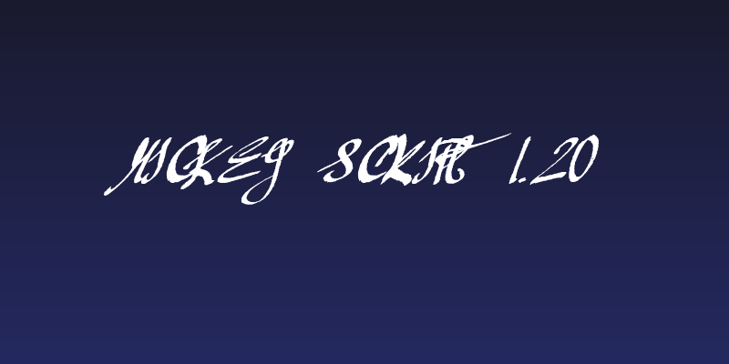 Mickey Script 1.20 Social Header