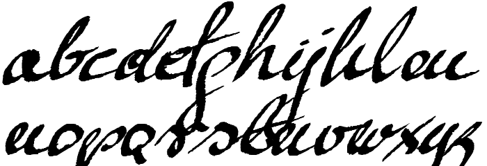 Mickey Script 1.20 Font LOWERCASE
