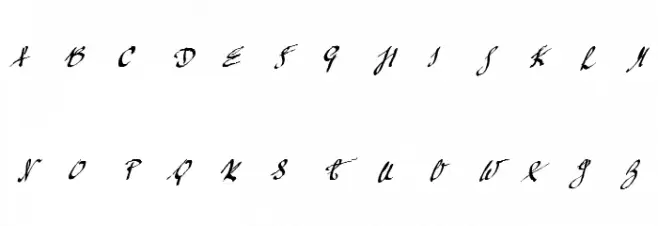 Mickey Script Fuentes MAYÚSCULAS