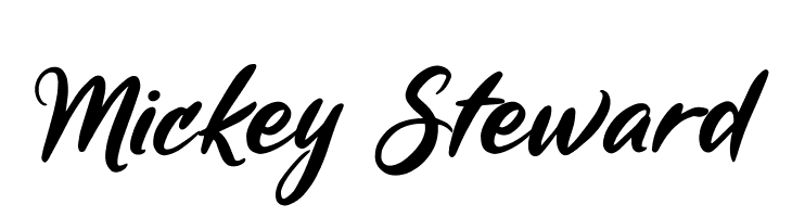 Mickey Steward 字体