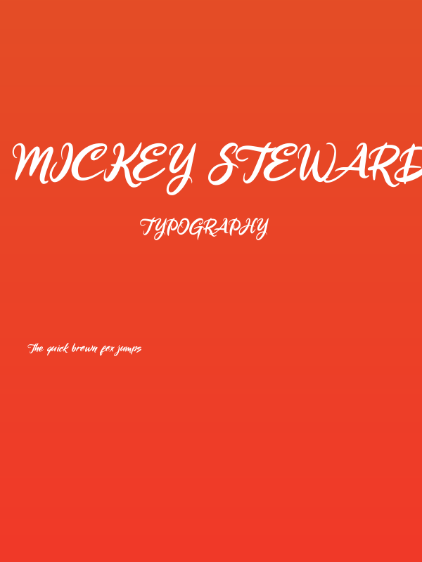 Mickey Steward Poster
