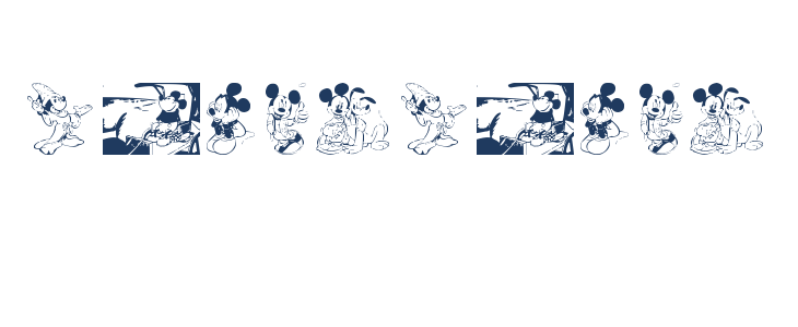 Mickey Vintage Other Characters