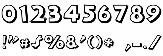 Mickey フォント その他の文字