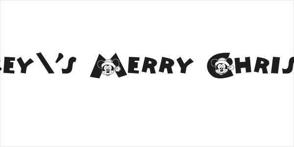 Mickey's Merry Christmas Logo