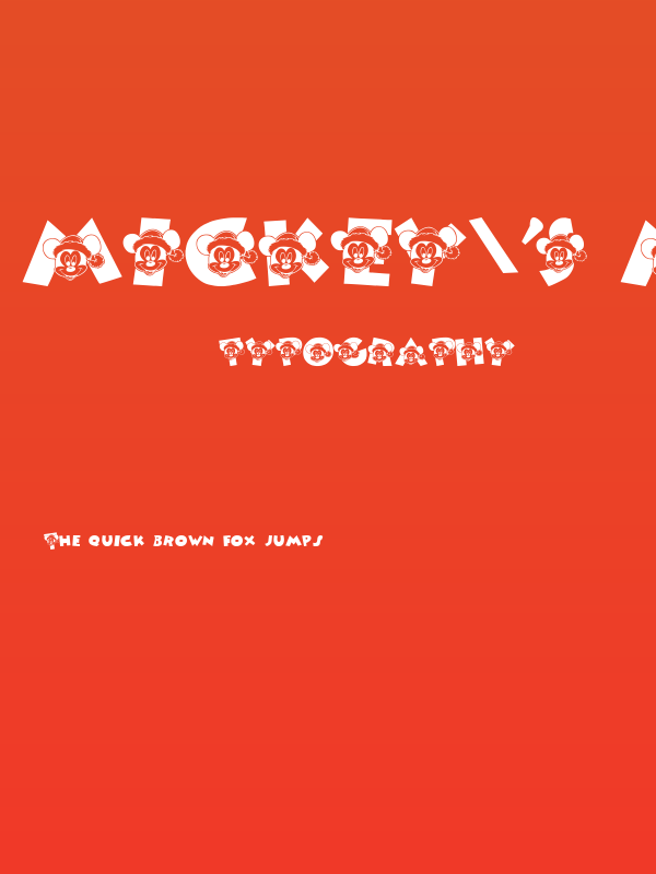 Mickey's Merry Christmas Poster