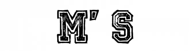 Mickey's School  Frei Schriftart Herunterladen