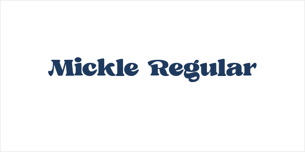 Mickle Regular Logo