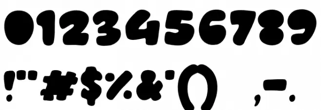 Mickly Frog Font OTHER CHARS