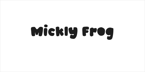Mickly Frog Logo
