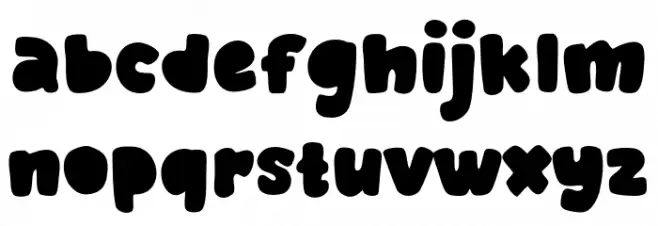 Mickly Frog 字体 小写
