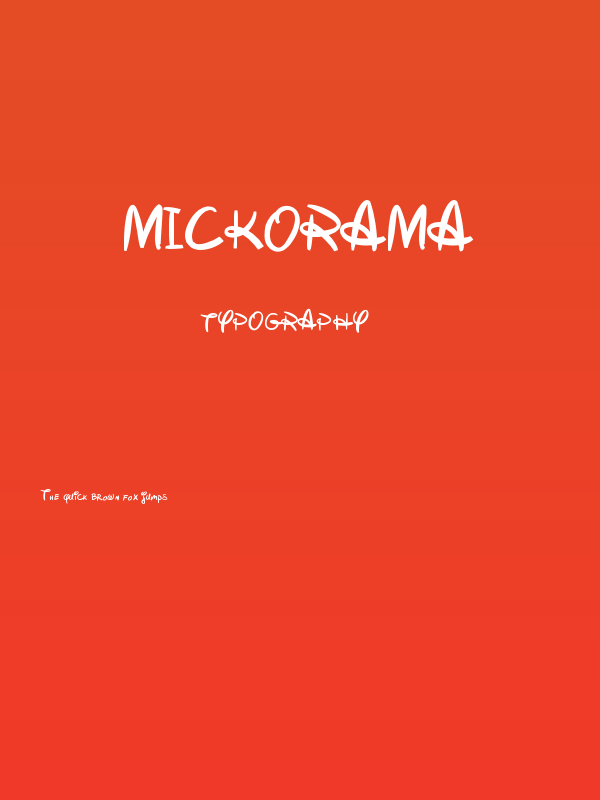 Mickorama Poster