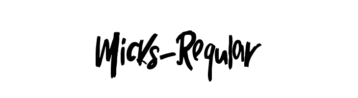 Micks-Regular  免费字体下载