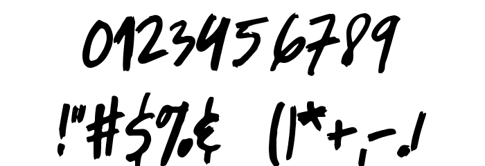 Micks-Regular Font OTHER CHARS