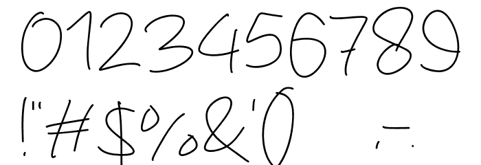 Micky Amster Font OTHER CHARS