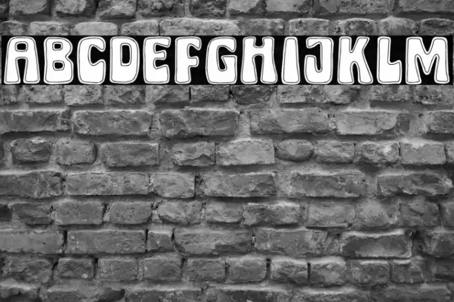 Micky Bonn Inline Font examples