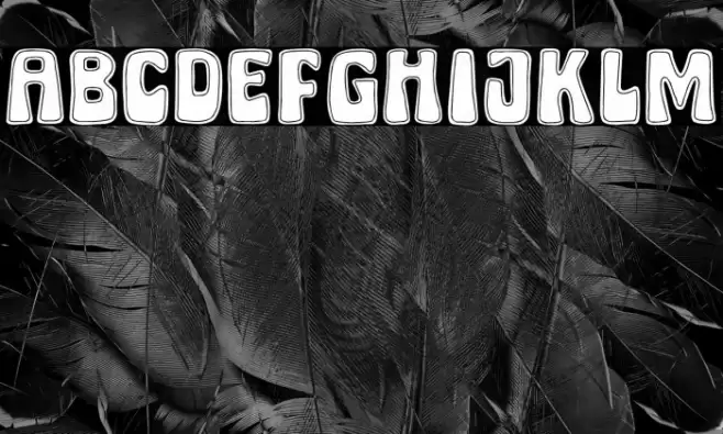 Micky Bonn Inline Font examples