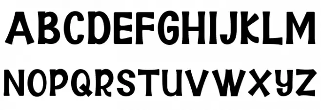 Micky Dicky Schriftart Groß