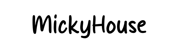 Micky House  font caratteri gratis