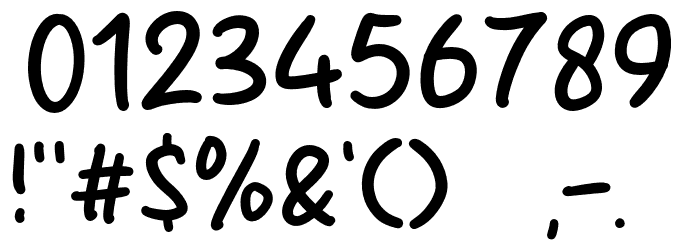 Micky House Font OTHER CHARS