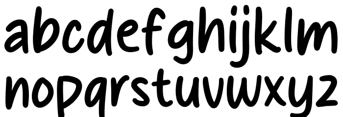 Micky House Font LOWERCASE