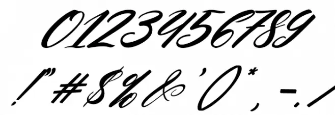 Mickylet Italic Font OTHER CHARS