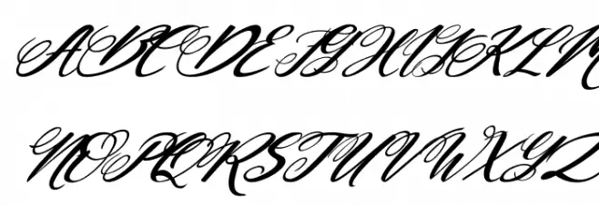 Mickylet Italic خط أحرف كبيرة