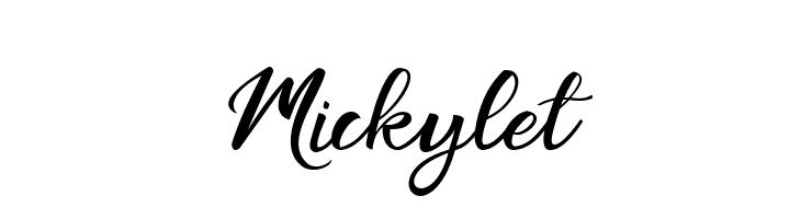 Mickylet  font caratteri gratis