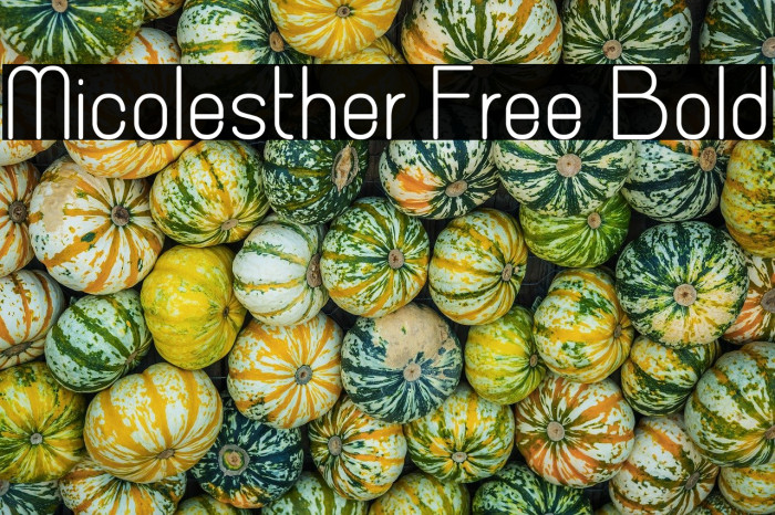 Micolesther Free Bold Example 1