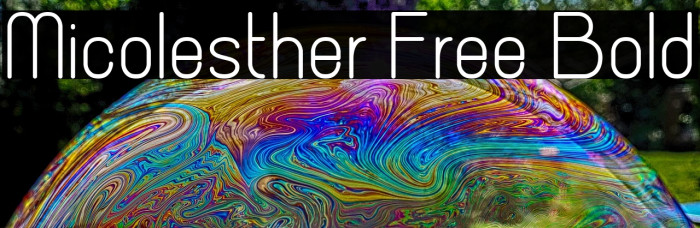 Micolesther Free Bold Example 3