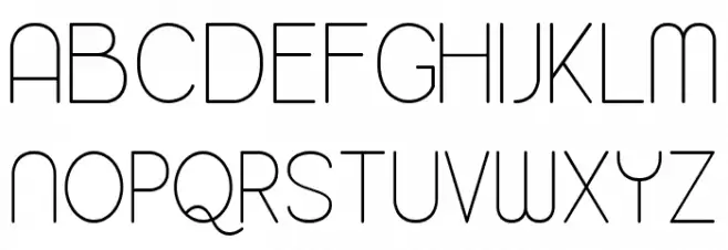 Micolesther Free Regular 字体 大写