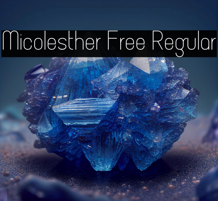 Micolesther Free Regular Example 1