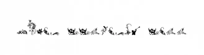 Micro Fleurons Free  Frei Schriftart Herunterladen