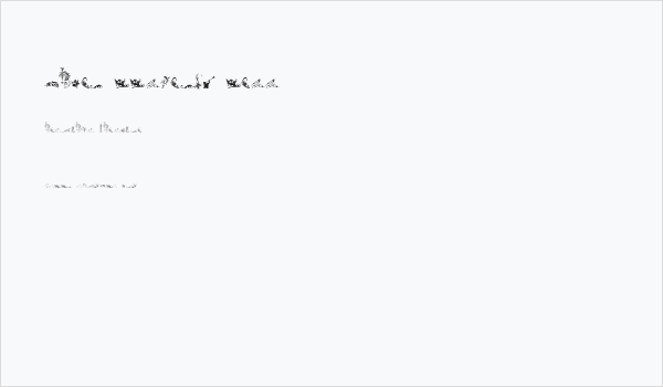 Micro Fleurons Free Business Card