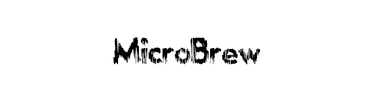 MicroBrew Font