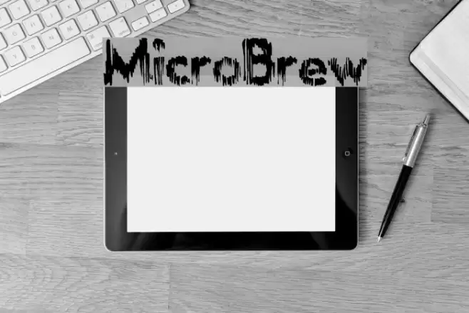 MicroBrew Font examples