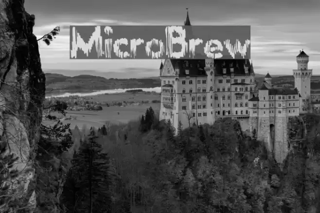 MicroBrew Font examples