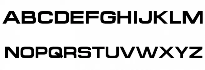 MicroExtendFLF-Bold Шрифта ВЕРХНИЙ