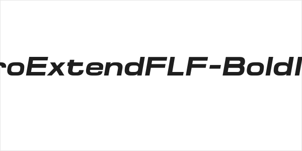 MicroExtendFLF-BoldItalic Logo