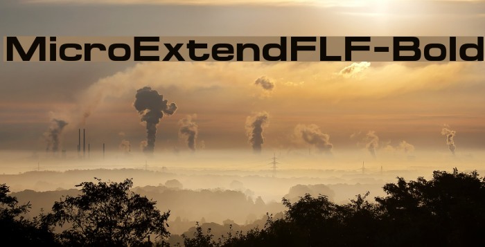MicroExtendFLF-Bold Font examples
