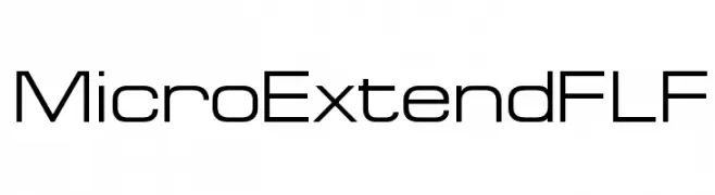 MicroExtendFLF  Descarca Fonturi Gratis