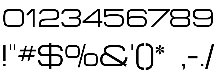 MicroExtendFLF Font OTHER CHARS